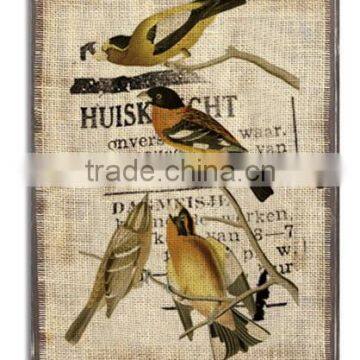 Custom Design Wall Art Printing With Burlap photo-2