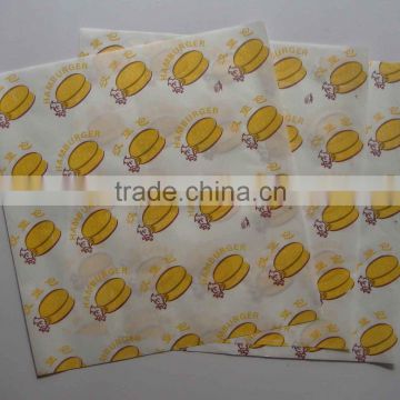 sandwich paper,PE coated paper for foods packing