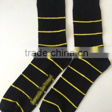 Men's Bamboo Business Socks With Stripes
