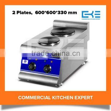 Table Top 2 Heads Mini Electric Stainless Steel Cooking Stove Hot Plate Stove Electric Stove