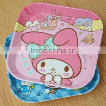 Home new products 100% melamine plates for baby