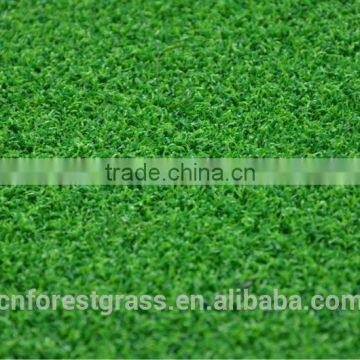 Short thatch fiber sports artificial turf