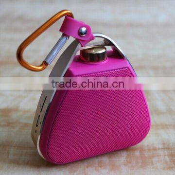 Nice triangle shape bluetooth speaker outside bluetooth speaker for travelling