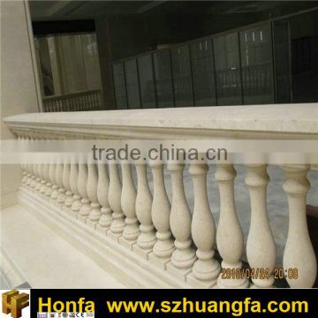 Limestone Building balcony railing