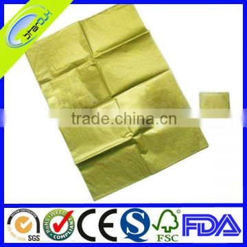 golden fancy color tissue paper