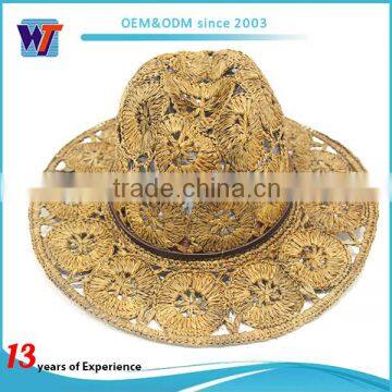 2016 high quality lady women new summer straw hat