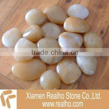 polished stone pebbles