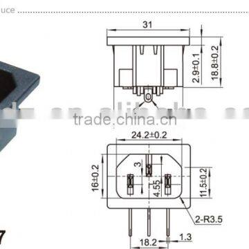 Power Plug,Female dc Power Connector Power Adatper,Dc Connector With Green Terminal photo-4