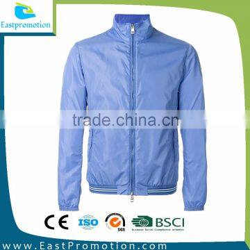 190T Polyester With PU Coating Plain Color Lightweight Waterproof Windbreaker Jacket