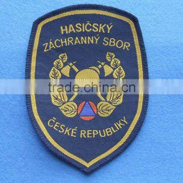 Customized Garment Woven Badges With Thick Border photo-6