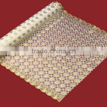 PVC Long Lace Table Cloth