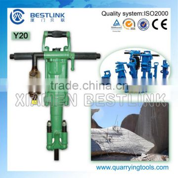 Handheld pneumatic drilling tool Y20