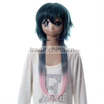 blue hair wig costume wigs