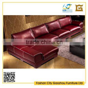 Genuine Leather Sofa Design Comfortable and Durable LS-GS2153