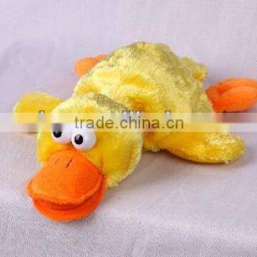 Moving the head and tail electronic stuffed animal plush toy Duck with music