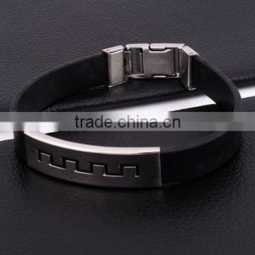 Hand Bracelet Silicone Wristband Rubber Bracelet(HB10103)