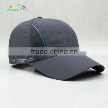 Custom Rubber Patch Baseball Sports Racing Caps of 100% Polyester from China factory