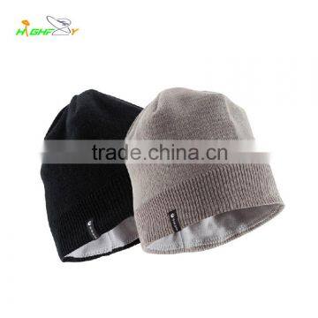 cheap plain beanies/thick knit beanie/top quality knit beanie