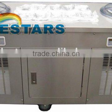 2016 New Style -30 C Degree Fried Ice Cream Machine Double Pans photo-4