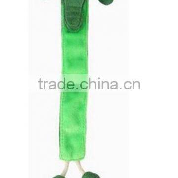 Plush alligator bookmark toy