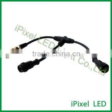 waterproof 3 channel connector 3pin/4pin