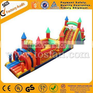 Large Funny PVC Inflatable Obstacle Course A5046