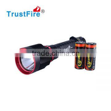 TrustFire the newest led diving flashlight DF010 higher power led diving torch IPX8 waterproof underwater 50M with CE FCC