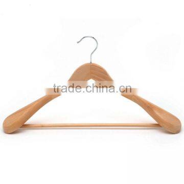 Manufacturer Wooden Hanger With Anti-theft Ring Made in China photo-3