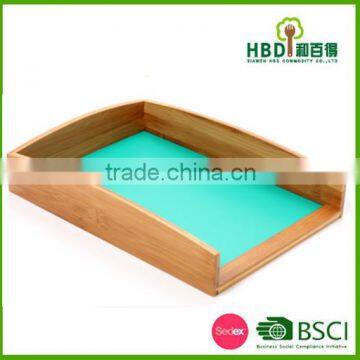 High quality bamboo wholesale serving tray,storage tray wholesale