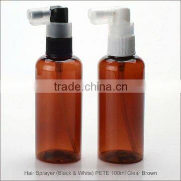 Hair Sprayer Cap PET 100ml Brown