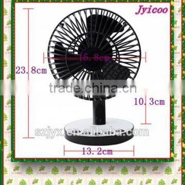 JY504 Hot Sale Cheap Plastic PVC Material Table Desktop Mini Rechargeable Usb Fan for Summer Giift