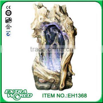 polyresin outdoor led light water fountain