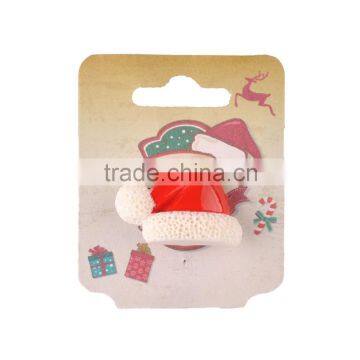 Christmas gifts christmas acrylic Santa hat pin badge