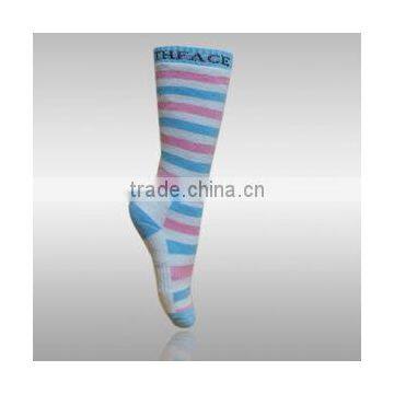 Stripes kids ski socks