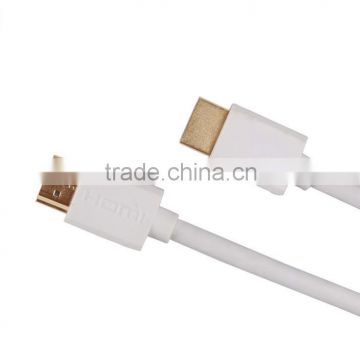 1080P High Speed White HDMI cable suppot EMI texting