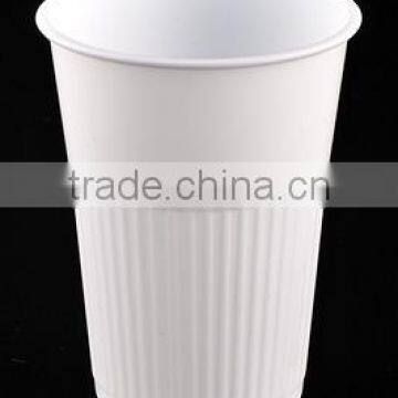 C077194 7oz(210ml) PS disposable plastic white Beverage Cup