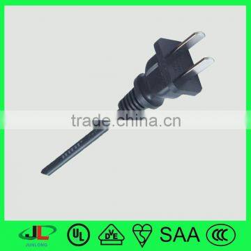 GuangDong Factory CCC ISO approved China 2 pin ccc power cord electrical cord Plug with ISO CCC power cord