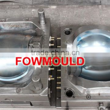 plastic round Dustbin cover injection mould