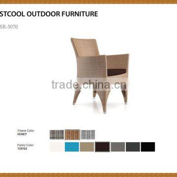 Hot selling Stackable Outdoor Garden Wicker Rattan Chair