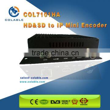 1ch hd mi/av to ip streaming h.264 encoder udp COL7101HA