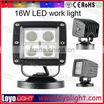 Auto Parts Spot/flood 12W LED Work Light for Truck Aluminum Housing Car LED Work Light SUV Offroad