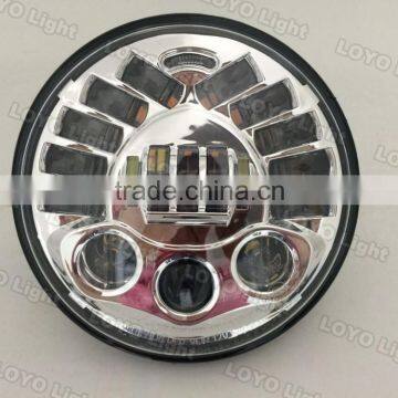 super cool 7" 70w led headlight 7 inch round headlight swing headlight for Harley