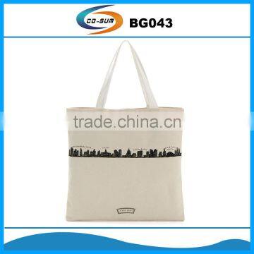 eco-friendly cotton canvas shopping canvas bag