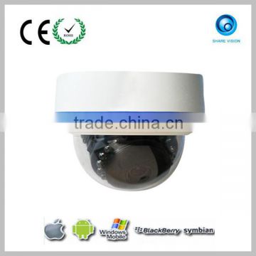 2015 hot 720p / 960p /1080p onvif dome ip camera poe