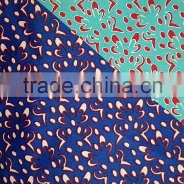 hot sale design cotton african wax prints fabric 6 yards 100% cotton