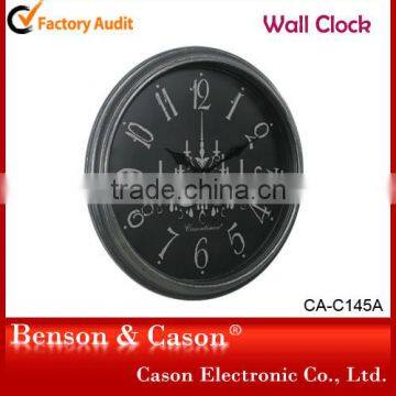 Cason Factory Hot Sell Classical plastic Wall Clock