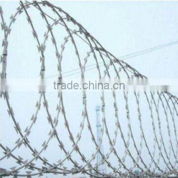 Stainless Steel Concertina Razor Barbed Wire Fence Mesh