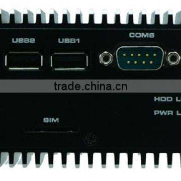 Embedded industrial mini PC Atom N2600 dual core barebone computer DC Power