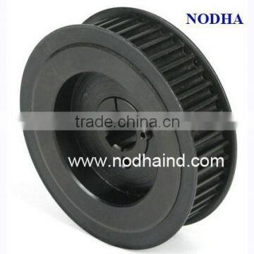 Timing belt pulley with taper lock bush bore, HTD14M HTD8M pulley