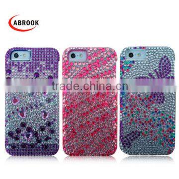 3D rhinestone phone case rhinestone cell phone cases for iphone 5,design your own rhinestone cell phone case